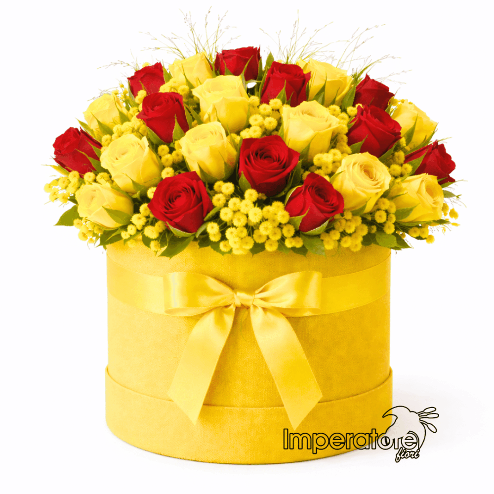 Flower box con fiori a domicilio Napoli