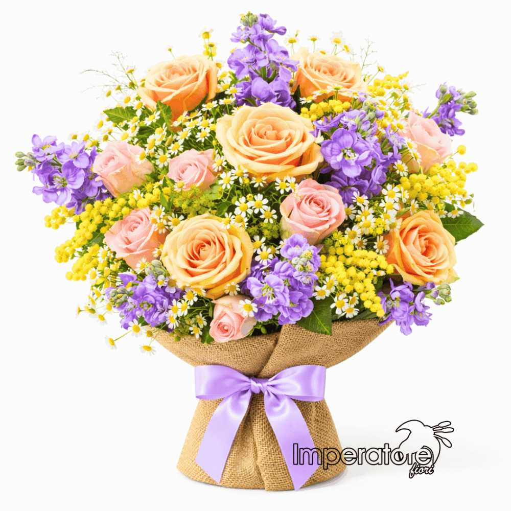 Bouquet di fiori misti di stagione a Napoli